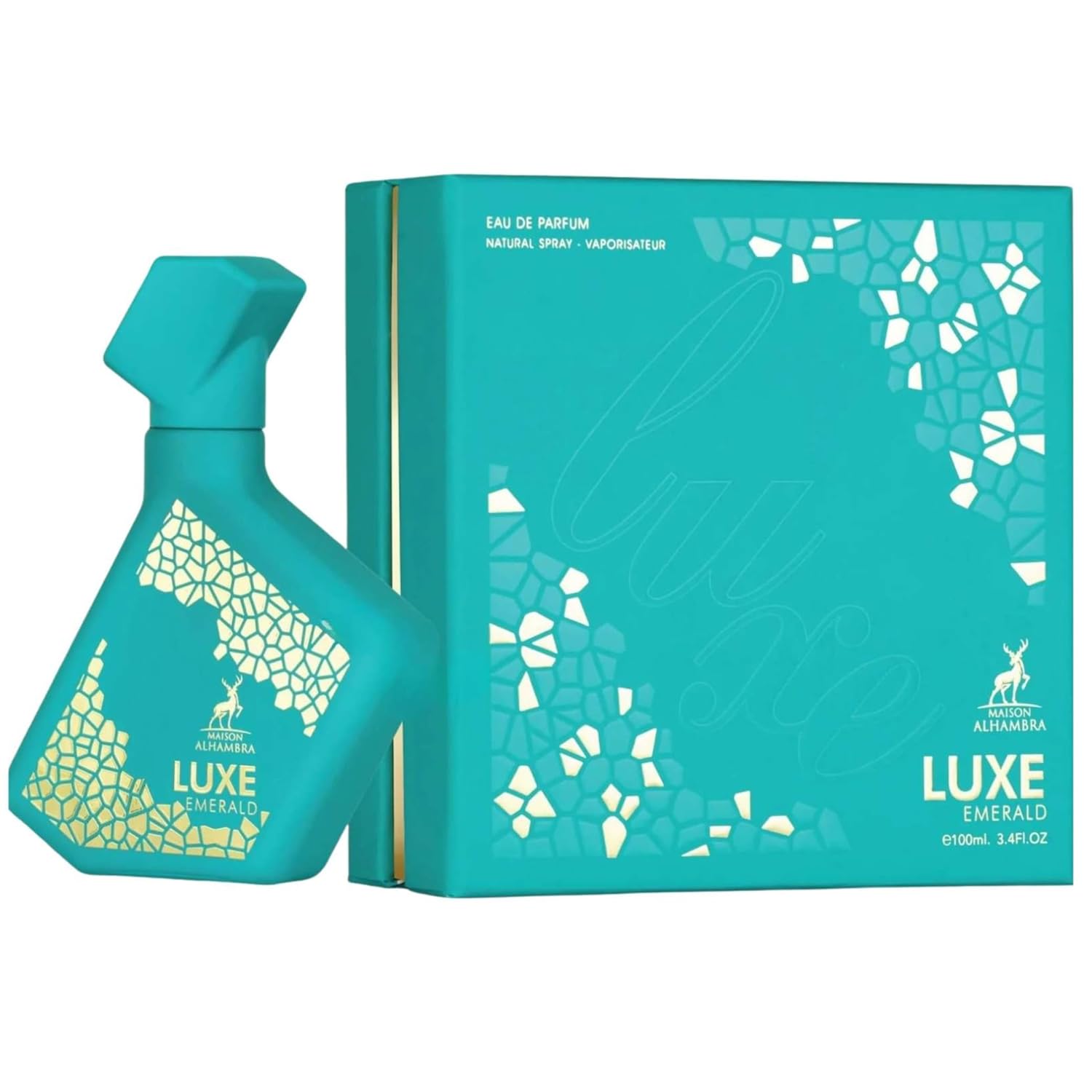 Maison Alhambra Luxe Emerald – Fruity, Floral, Sweet, Musky – Eau de Parfum Spray Long-Lasting Fragrance for Unisex, 3.4 Ounce / 100 ml - Image 2