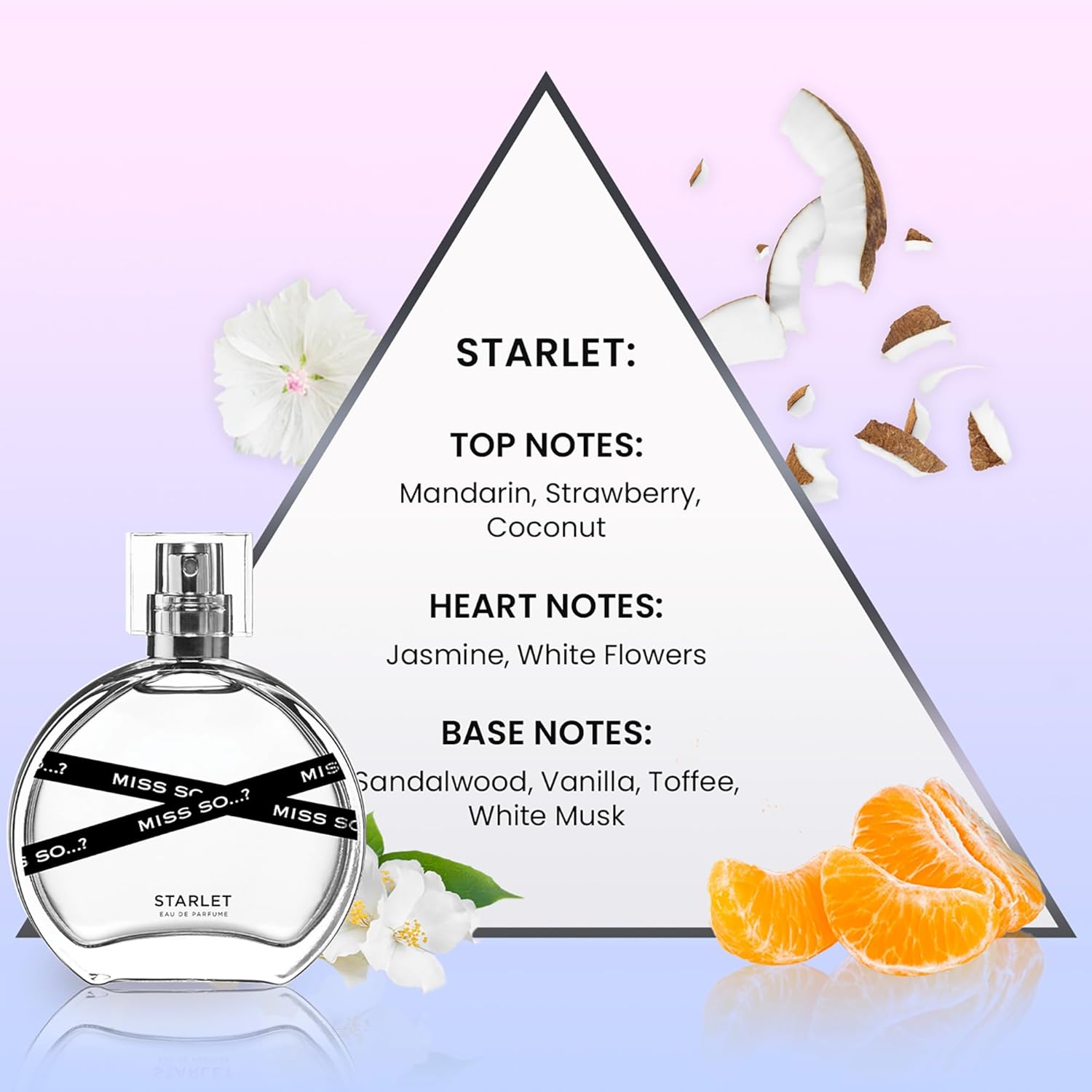 So...? Miss So Set - Perfumes for Women with Floral, Fruity and Vanilla Perfume Notes - 800 Sprays - Gifts for Women - 3 pcs Gift Set - Image 3
