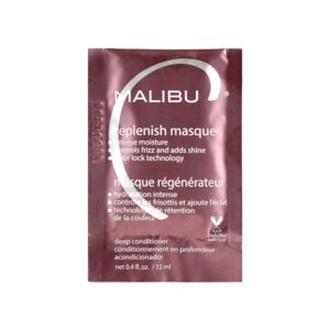Malibu C Replenish Hair Masque – Ultra Hydrating Deep Conditioner for Hair Repair – Reparative Formula with Avocado Oil for all Types & Textures