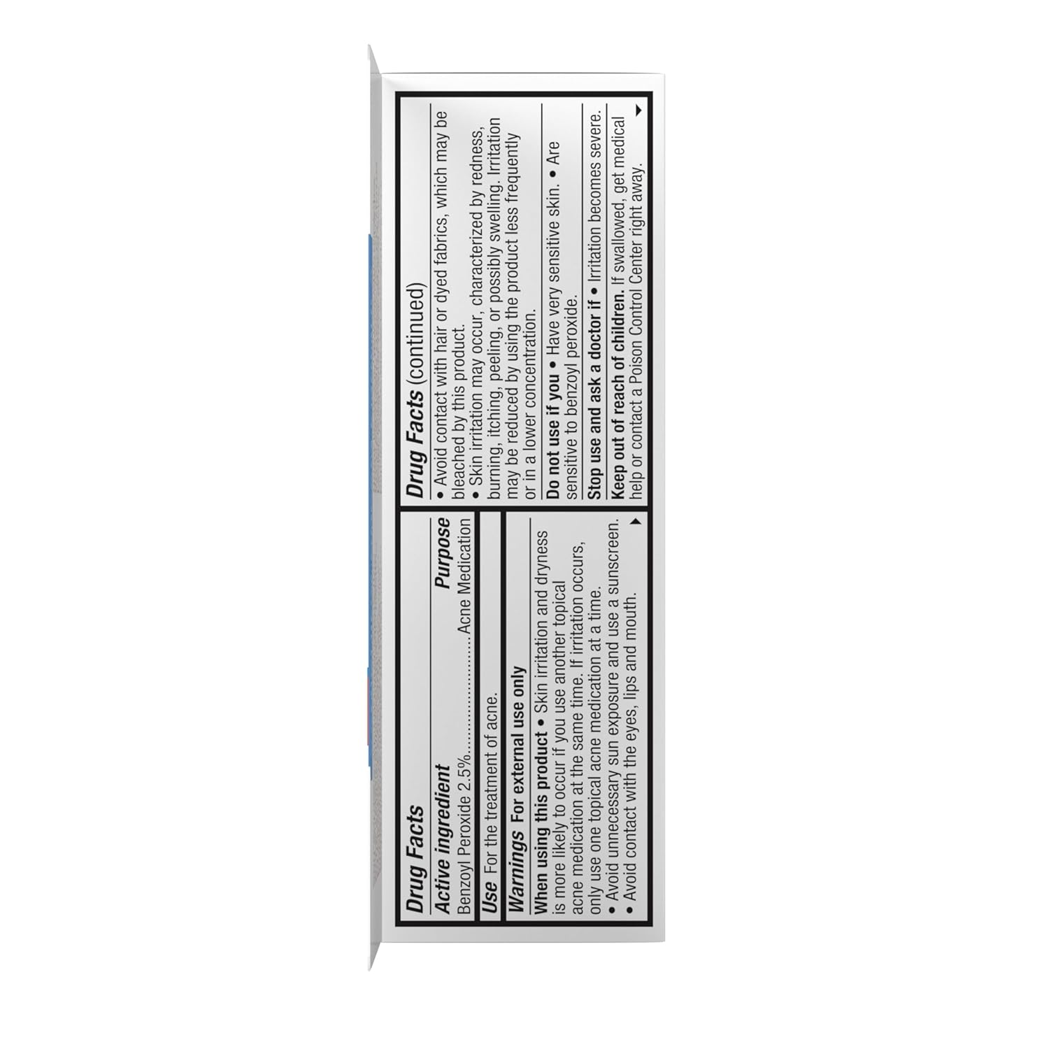 Neutrogena On-The-Spot Acne Spot Treatment Cream with 2.5% Benzoyl Peroxide, Gentle Face Blemish Medicine for Acne-Prone Skin, Vanishing Formula, Clinically Proven Day-1 Results, 0.75-Ounce Tube - Image 6