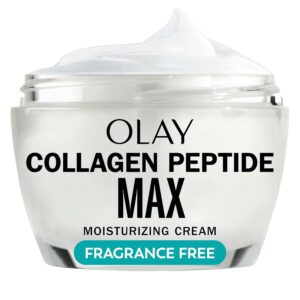 Olay Collagen Peptide Face Moisturizer, Firming Cream for Women, Fragrance-Free, Non-Greasy – Hydrating, Anti-Aging, Anti-Wrinkle, Smoothing of Fine Lines, Tightening Skin Care – Niacinamide, 1.7 Oz