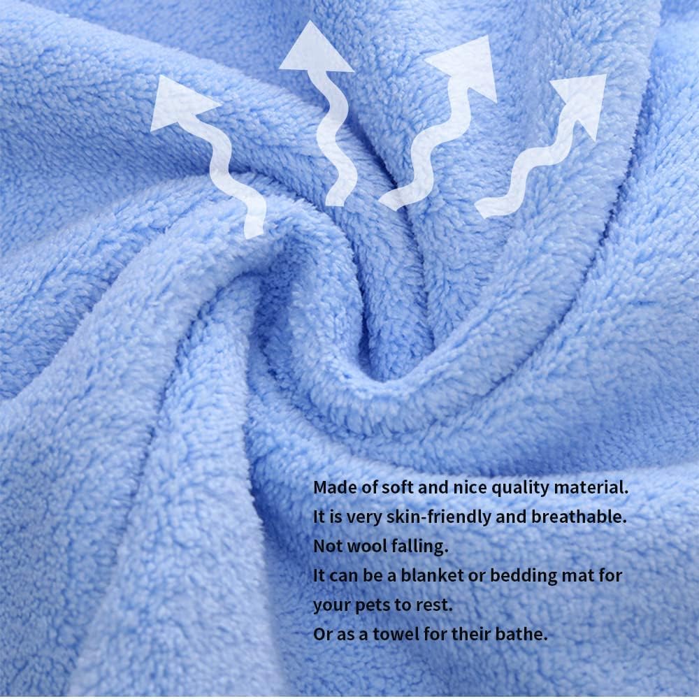 PODOO 5-Pack Reusable Guinea Pig Cage Liners - 11.8"x11.8" Absorbent Fleece Bedding Mats,Machine-Washable Small Animal Pads for Hamsters/Rabbits/Chinchillas (Multi-Color) - Image 4