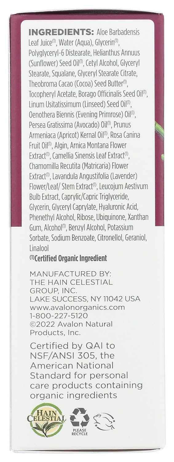 Avalon Organics Facial Serum, Wrinkle Therapy with CoQ10 & Rosehip, 0.55 Oz - Image 5