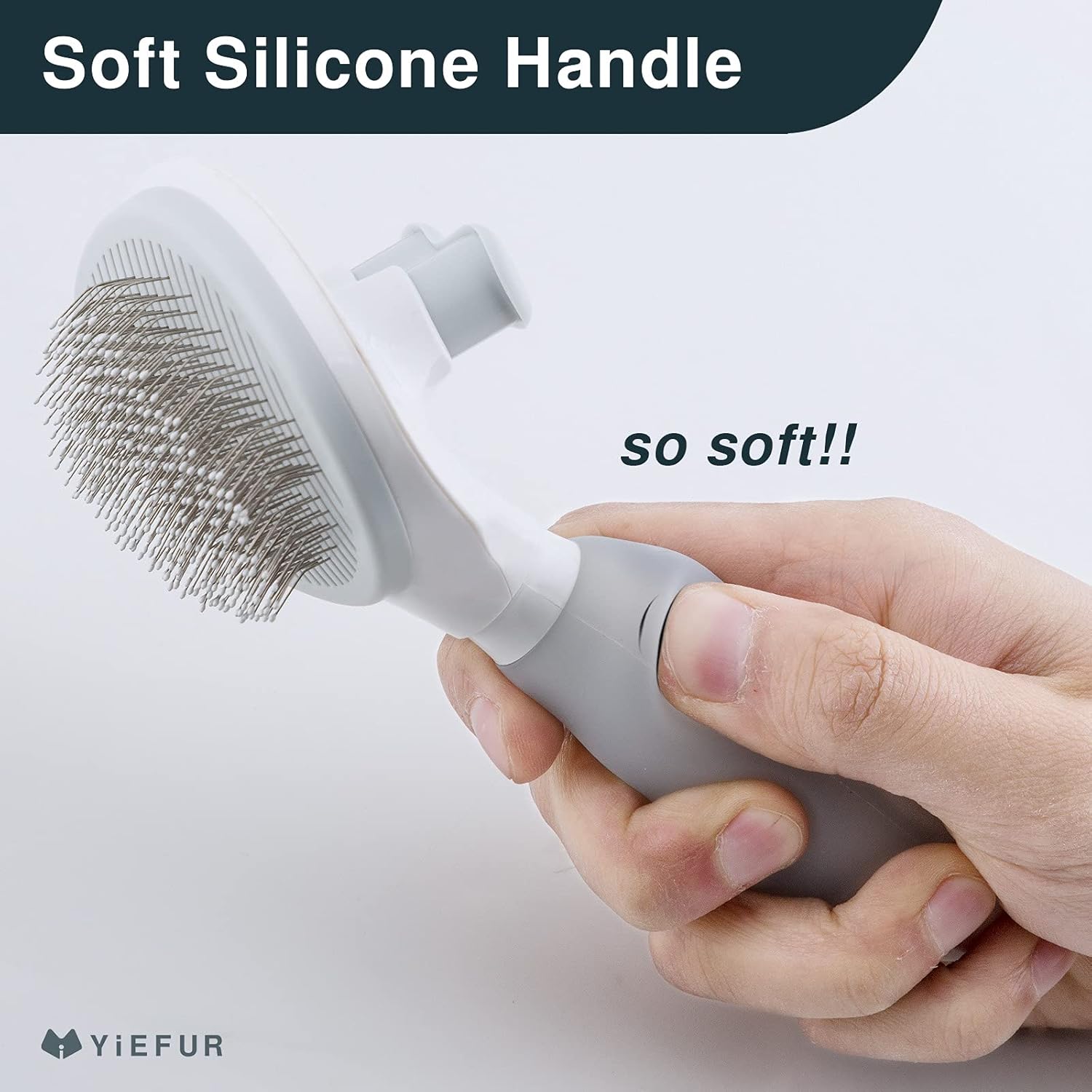 Cat Hair Brush,Cat Brush for Shedding,Soft Silicone Self Cleaning Brushes for Short and Long Haired Cats for Grooming and Shedding - Image 4