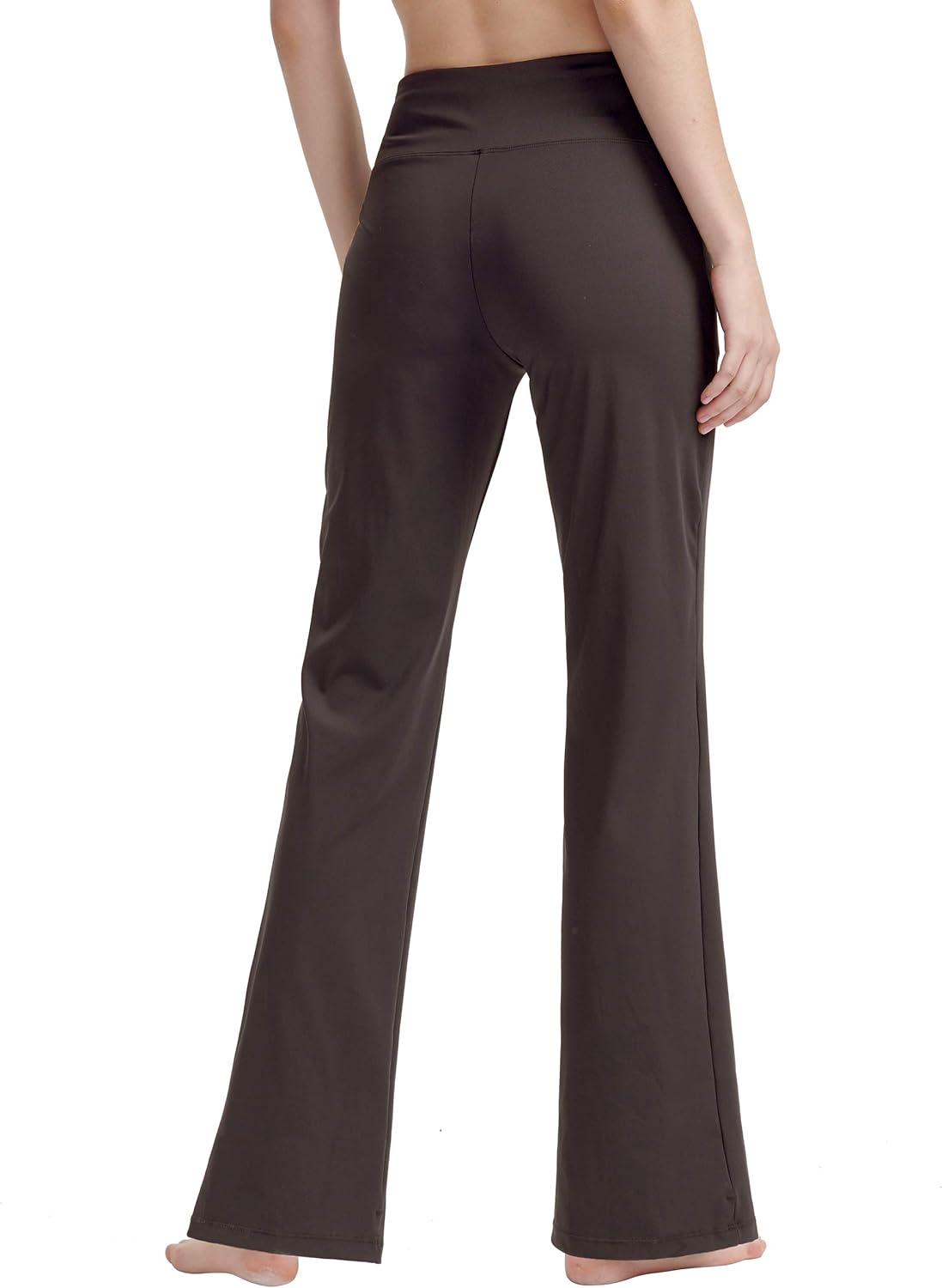 nuveti Women's Bootcut Yoga Pants Tummy Control Workout Non See-Through Bootleg Yoga Pants - Image 3