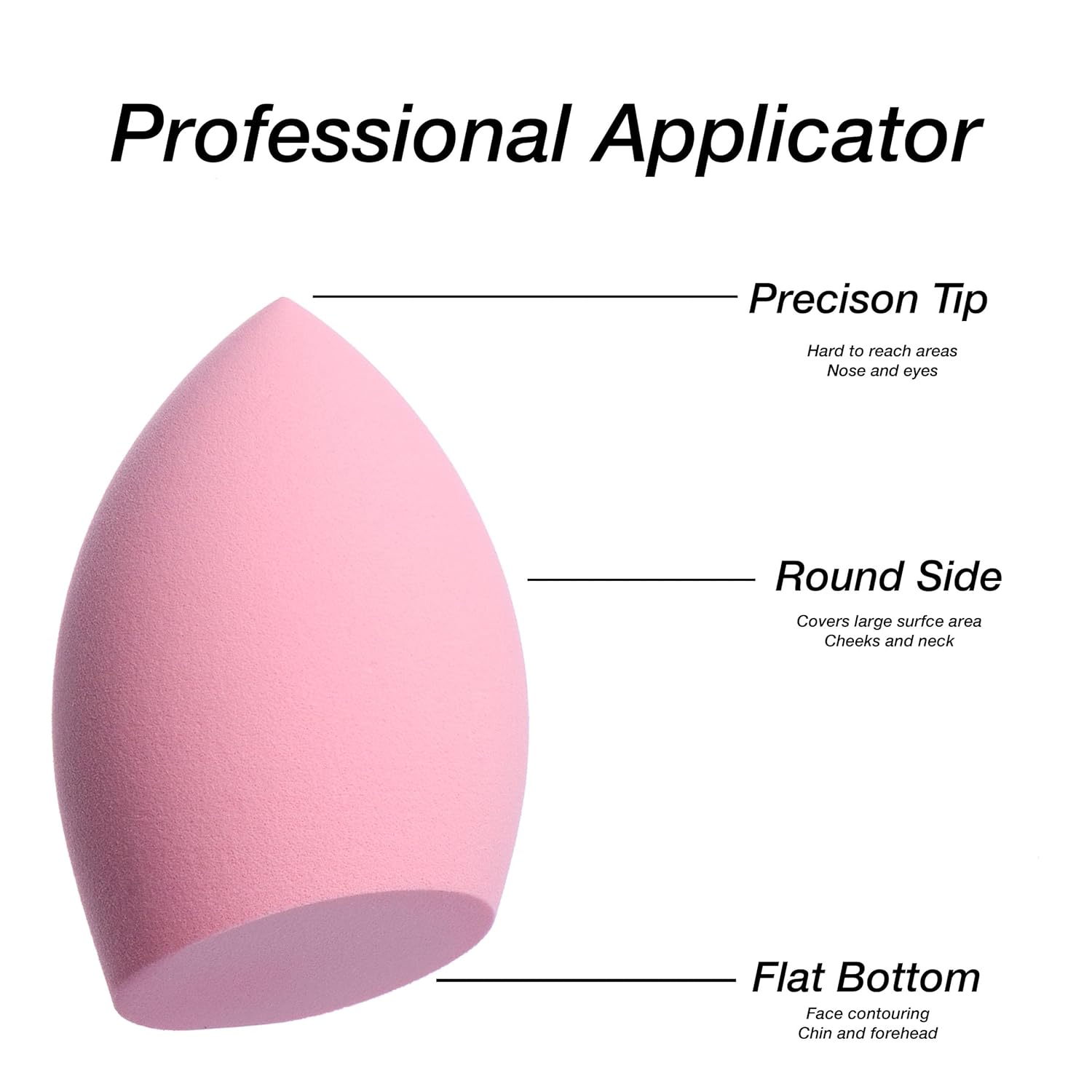 12pc Pastel Beauty Blender Set – Makeup Sponges for Foundation, Blush, Concealer, Eyeshadow, Contour & Highlighter | Soft Assorted Cosmetic Blender Value Pack for Women – Soft - Image 3