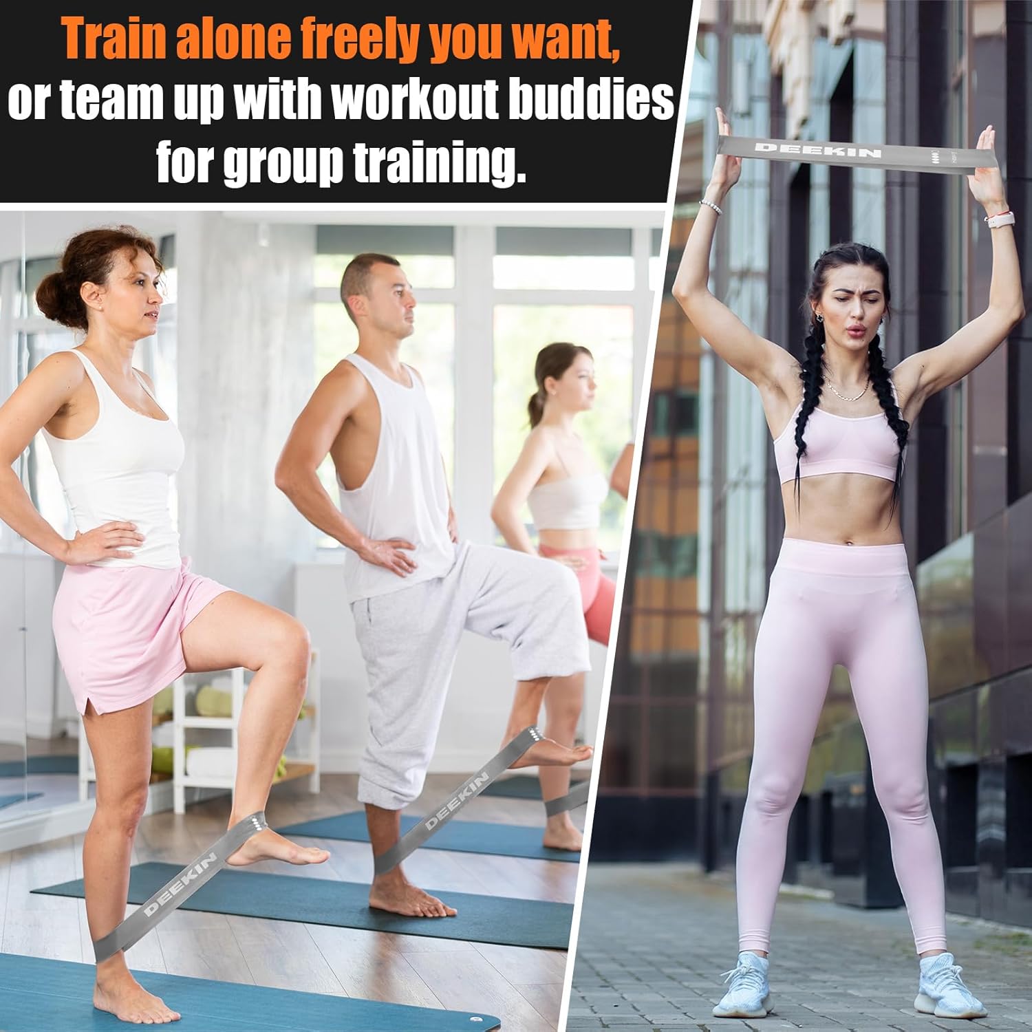 DEEKIN 20 Pcs Resistance Bands Bulk Loop Resistance Exercise Bands for Working Out Stretch Yoga Starter Set Elastic Exercise Fitness Band Equipment for Home Fitness, Gym, Yoga - Image 5