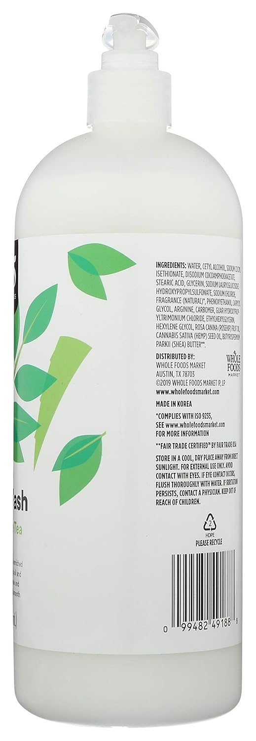 365 by Whole Foods Market, Body Wash Moisturizing Aloe & White Tea, 32 Fl Oz - Image 3