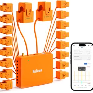 Refoss Smart Home Energy Monitor, Native Open API & Web UI (No Cloud Required), Real Time Electricity Usage Monitor, Power Consumption Meter Works with Home Assistant & MQTT, Solar Net Metering, ETL