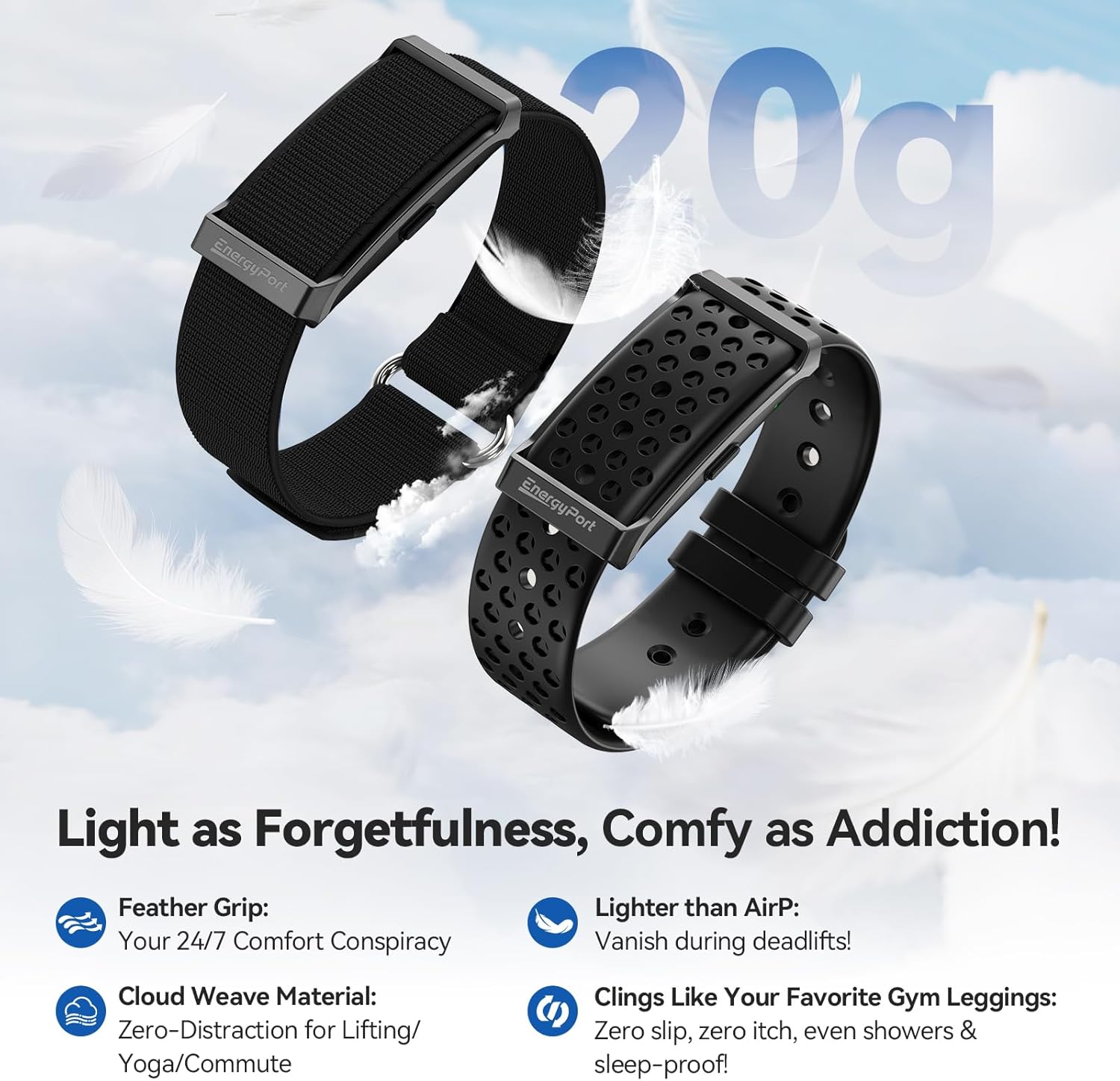 Smart Bracelet, Wearable Activity & Fitness Tracker Band, 24H Sleep Tracker, All-Day Continuous Heart Rate Blood Pressure Stress HRV Monitor, 173 Sport Modes Smart Wristband with Free APP Black - Image 3