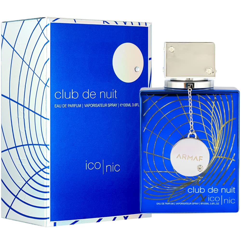 Armaf Club de Nuit Blue Iconic for Men Eau de Parfum Spray, 3.6 Ounce - Image 3