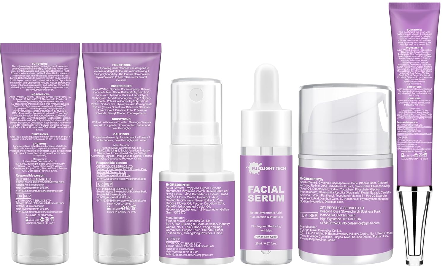 Skin Care Set,6 Pcs Anti-aging Skincare w/Korean Retinol,Hydrate, Moisturize Self Care Facial Skin Care Routine Kit Women Teen Girls Travel Skincare Gift Set,Valentines Birthday Gift for Women Her Mom - Image 9