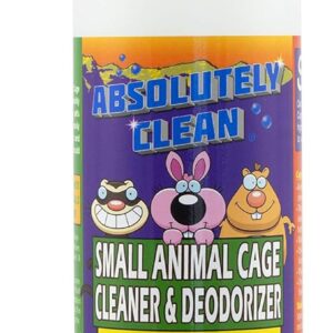 Amazing Small Animal Cage Cleaner, Just Spray/Wipe, Easily Removes Messes & Odors – Hamster Cages, Mice, Rat Cage, Guinea Pig Cage, Rabbit Cage, Ferret Cage, Dog Cage – USA Made