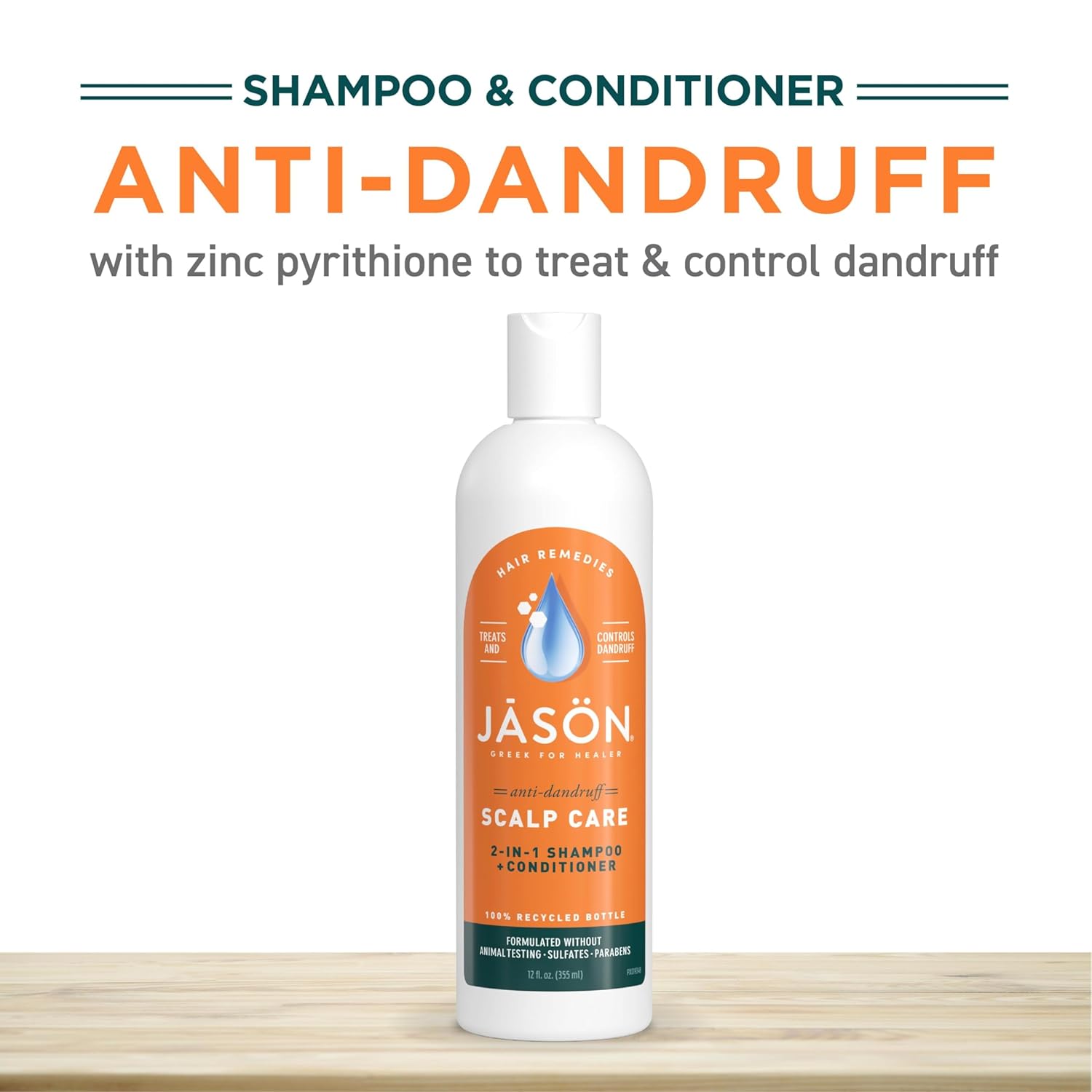 Jason Dandruff Relief Treatment 2-in-1 Shampoo & Conditioner, 12 Oz - Image 5
