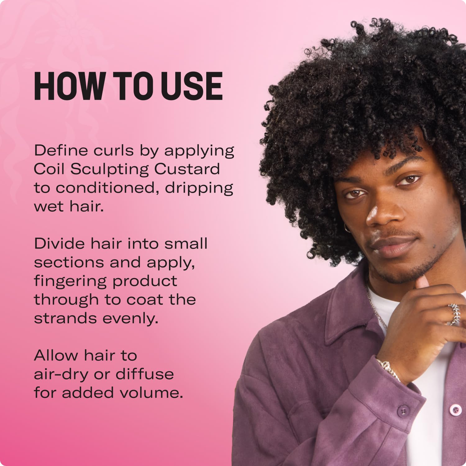 Mielle Organics Pomegranate & Honey Curl Cream - Coil Sculpting Custard for Type 4 Hair - Hydrates, Controls Frizz, Conditions & Adds Shine,12 Fl Oz - Image 5