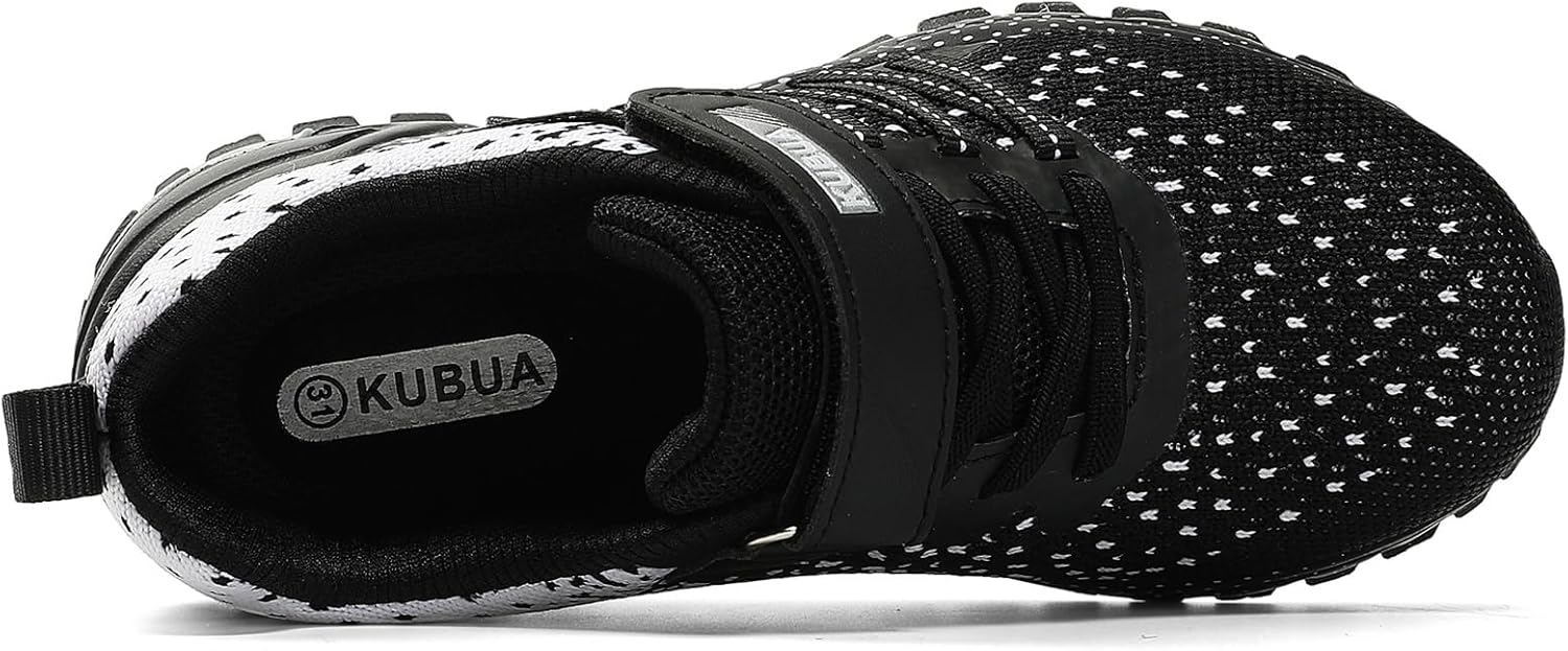 KUBUA Kids Sneakers for Boys Girls Running Tennis Shoes Lightweight Breathable Sport Athletic - Image 3
