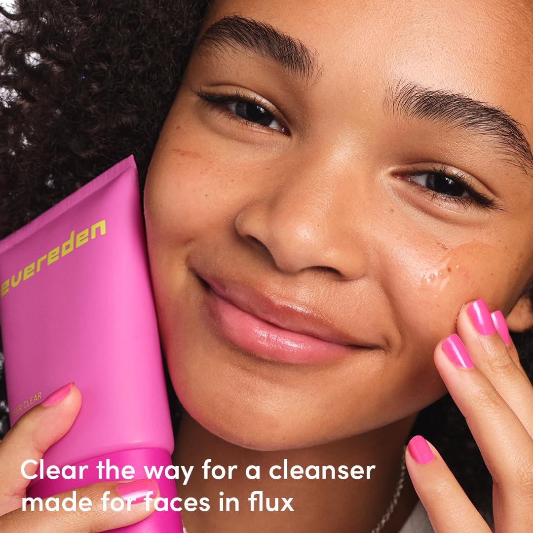 Evereden Steer Clear Balancing Jelly Cleanser for Teens: Clean & Vegan Teen Skin Care for Oily & Pimple-Prone Skin - Pre Teen Face Wash - Gently Cleanses Pores Without Drying - Tweens 10-12 and Beyond - Image 7