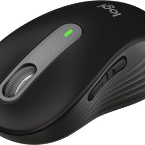 Logitech Signature M650 L Full Size Wireless Mouse – for Large Sized Hands, 2-Year Battery, Silent Clicks, Customizable Side Buttons, Bluetooth, for PC/Mac/Multi-Device/Chromebook – Black
