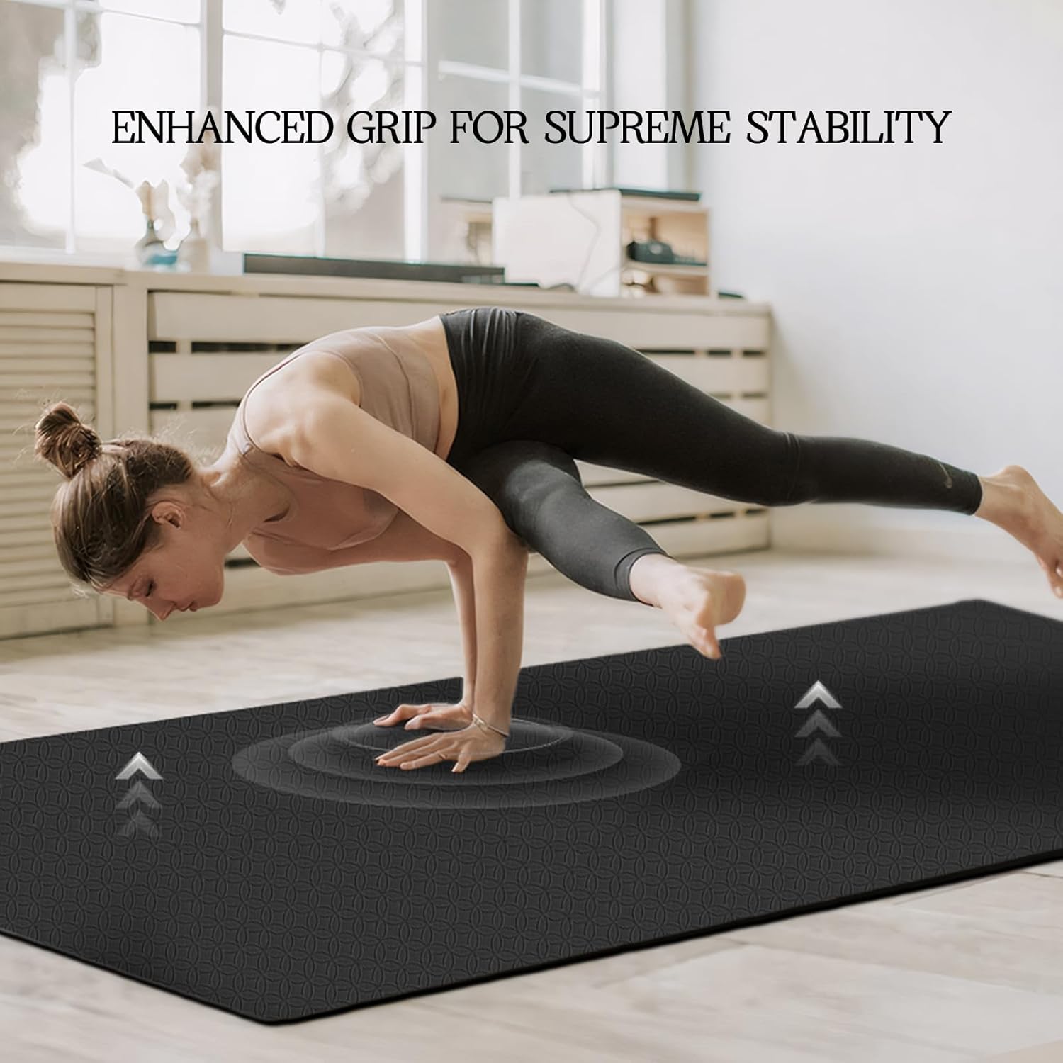 VTORY Extra Large Yoga Mat Thick Exercise Mat for Men and Women, Non-Slip, Durable Workout Mat for Home Workout, Yoga, Pilates, Stretching - Image 5