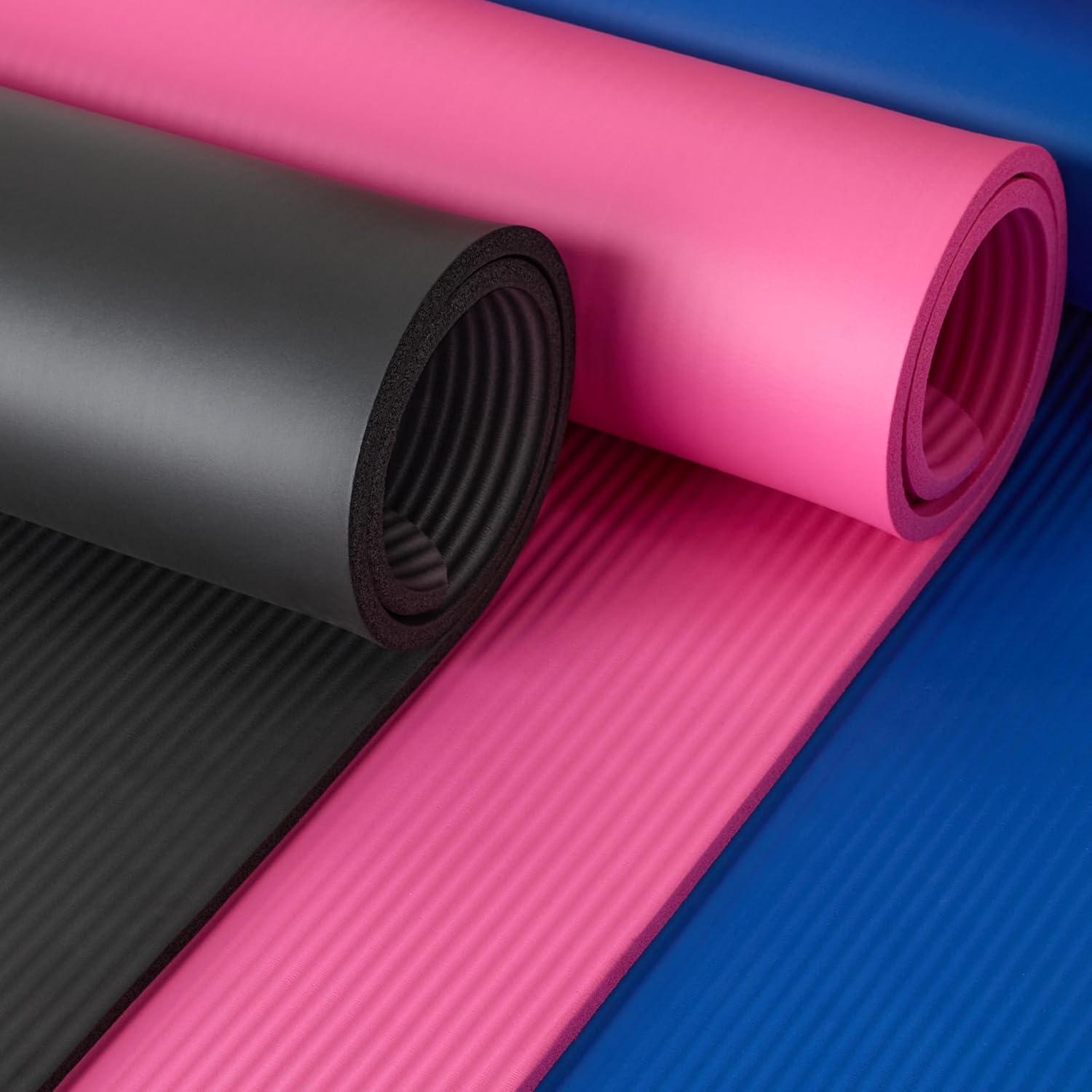 Amazon Basics Extra Thick Exercise Yoga Mat with Carrying Strap - Image 4