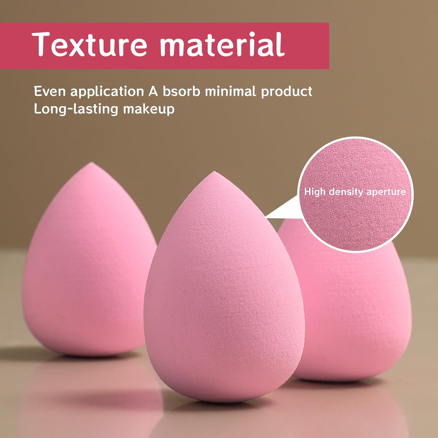 15 pcs Makeup Sponge Bulk:makeup Sponges 15 Pcs for Liquid, Cream, and Powder, Multi-colored Pink make up sponges for foundation - Image 5