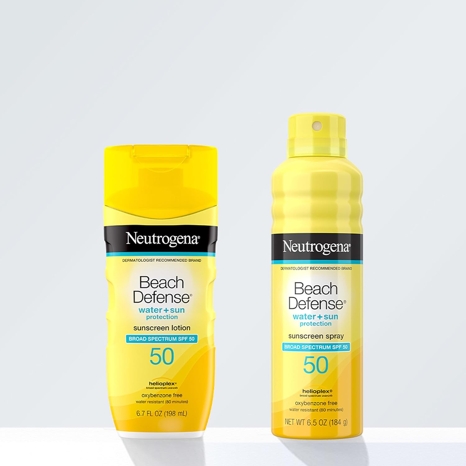 Neutrogena Beach Defense Sunscreen Spray SPF 50, Hawaii Reef Act 104 Compliant, Octinoxate & Oxybenzone Free, Broad Spectrum, Fast Absorbing & Lightweight, Face and Body Sunscreen, 6.5 Oz - Image 7