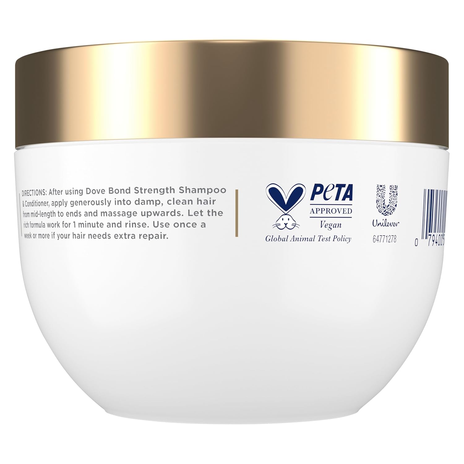 Dove Hair Bond Strength 10in1 Serum Mask for Chemically Damaged Hair with Bio-Protein Care Technology plus Peptide Complex 9.2 fl oz. - Image 2
