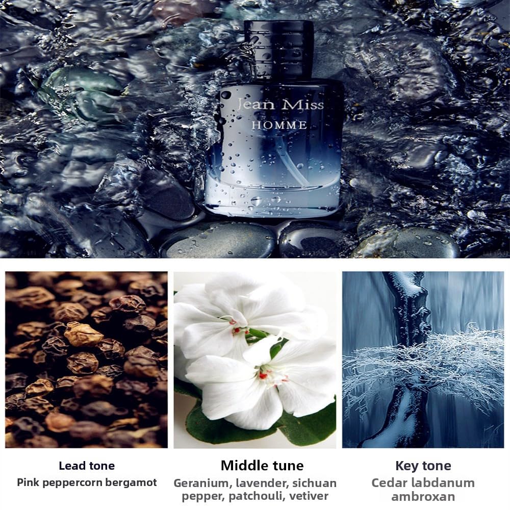 Luxury Perfume Set 3 x 30ML For Men,Long Lasting Eau De Parfum Cologne, Oriental Woody Fragrance for Men’s Gift - Image 2