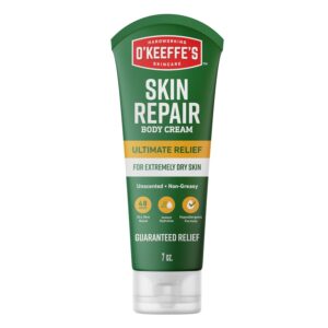 O’Keeffe’s Skin Repair Ultimate Relief Body Cream, 7oz Tube (Pack of 1) – for the Most Severe Dry Skin