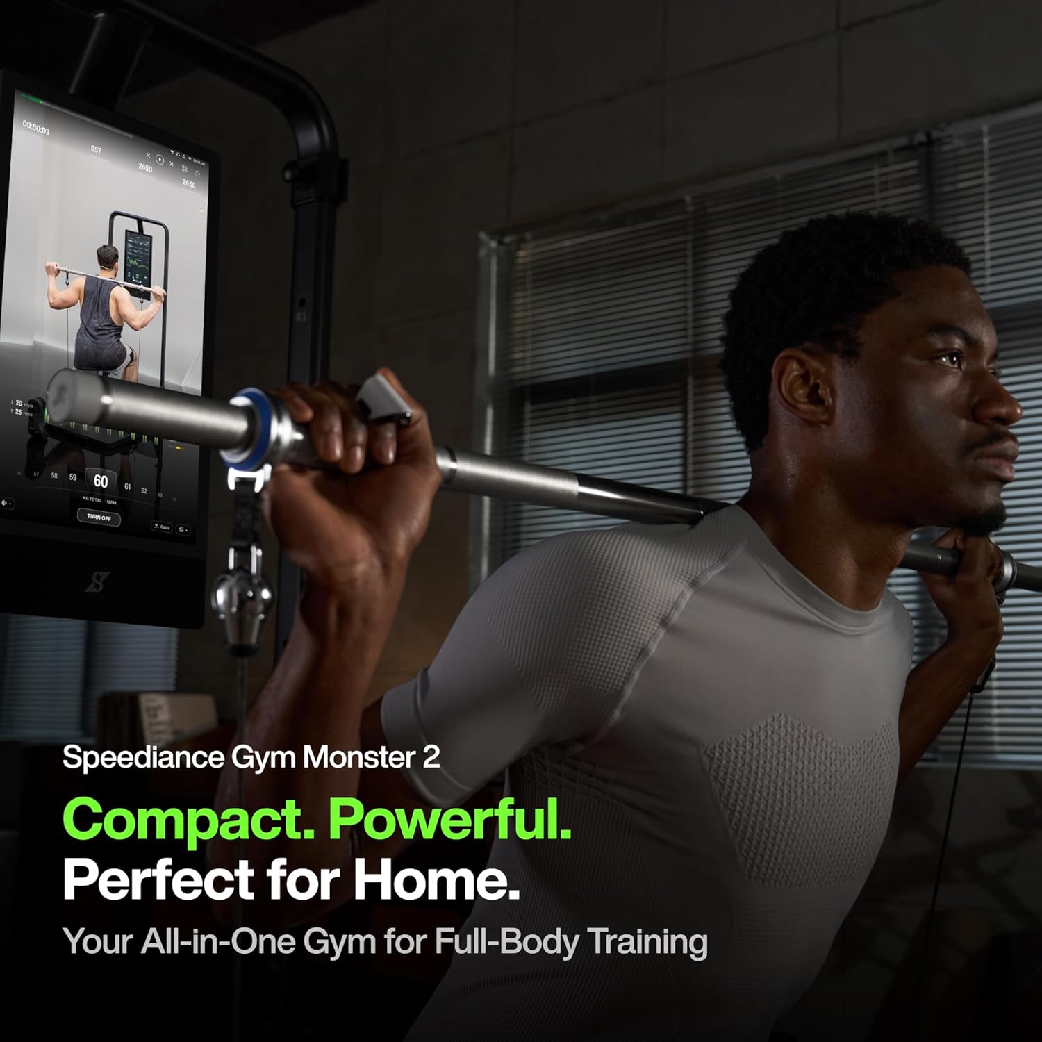 Speediance Smart Home Gym, Multi-Functional Gym Machine for Full Body Strength Training, All-in-one Gym Equipment, Digital Weight System, Workout Station, Squat Rack, Gym Monster 2 - Image 3
