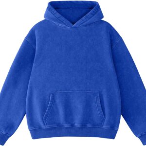 Dnzzs Acid Wash Hoodie for Womens Pullover Oversized Women’s Fashion Hoodies & Sweatshirts Vintage Sweatshirt Heavyweight