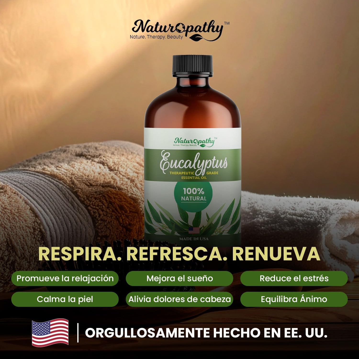 Naturopathy Eucalyptus Essential Oil, Therapeutic Grade, Premium Quality Perfect for Aromatherapy (4 fl oz) - Image 11