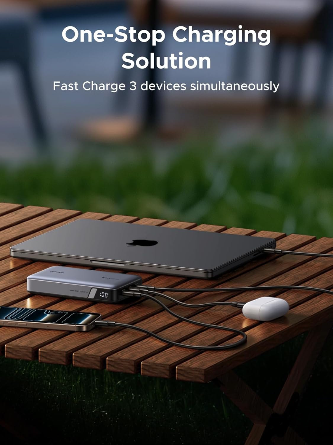 UGREEN 20000mAh 100W Power Bank, Nexode Portable Charger USB C 3-Port PD Fast Charging Battery Pack Digital Display for iPhone 17/16, MacBook, iPad, Galaxy S26 Ultra, Steam Deck, Dell XPS and More - Image 4