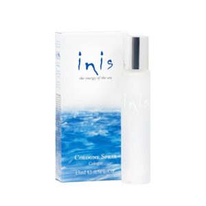 Inis the Energy of the Sea – Cologne Spray for Women and Men, Travel Size Unisex Eau de Toilette, Clean Fresh Aquatic Ocean Fragrance with Marine Citrus Notes, 0.5 fl oz