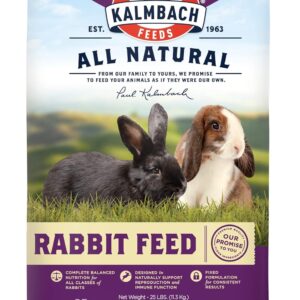 Kalmbach Feeds 15% All Natural Rabbit Feed Pellets, 25 lb Bag