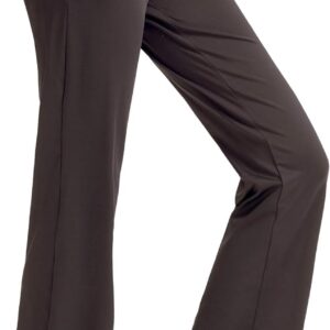 nuveti Women’s Bootcut Yoga Pants Tummy Control Workout Non See-Through Bootleg Yoga Pants