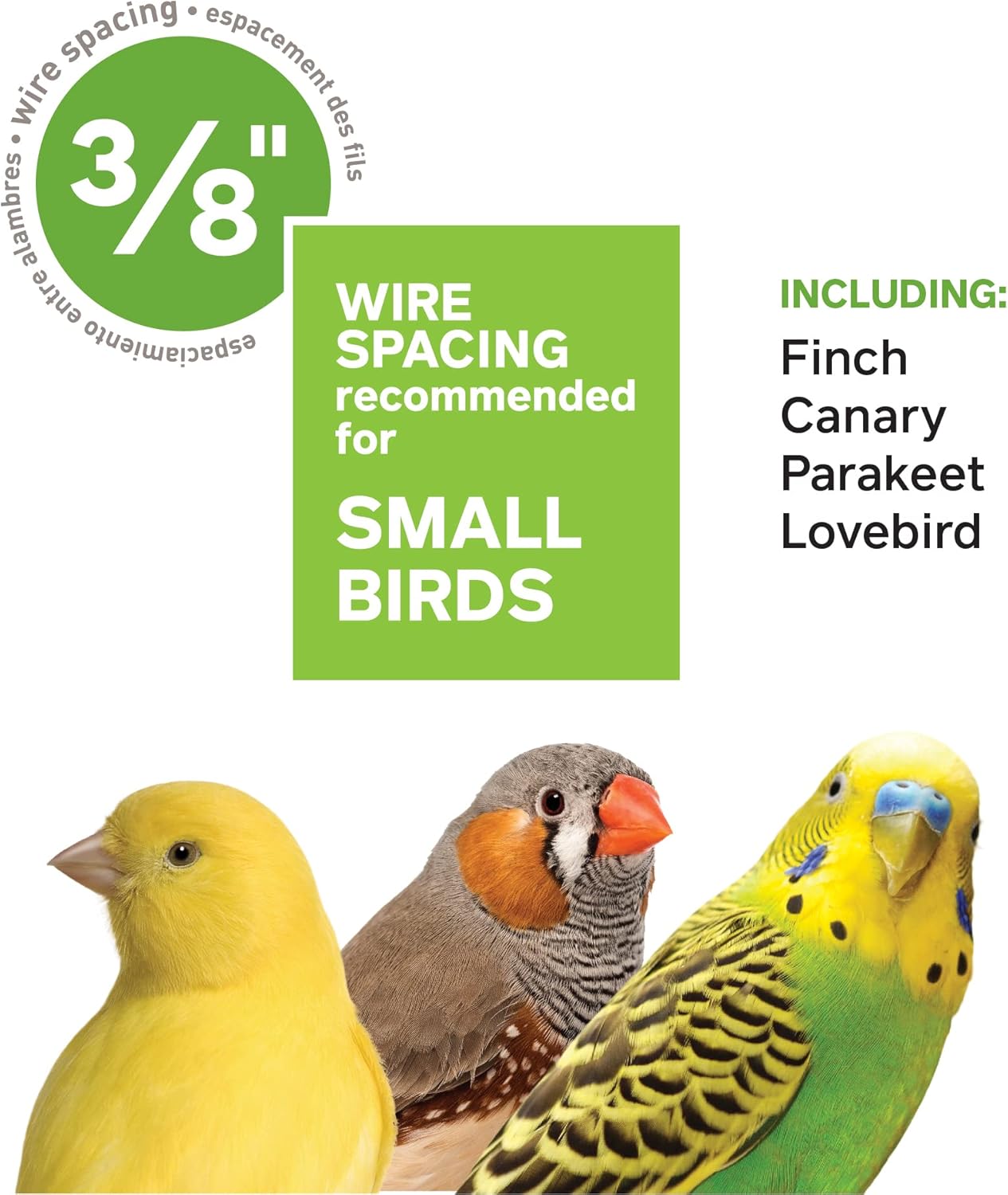 Prevue Pet Products South Beach Dome Top Bird Cage - Ideal for Parakeets, Finches, Budgies, & Canaries, Small & Portable Indoor Bird Cage, Functional Permanent or Travel Bird Cage - White & Teal - Image 6