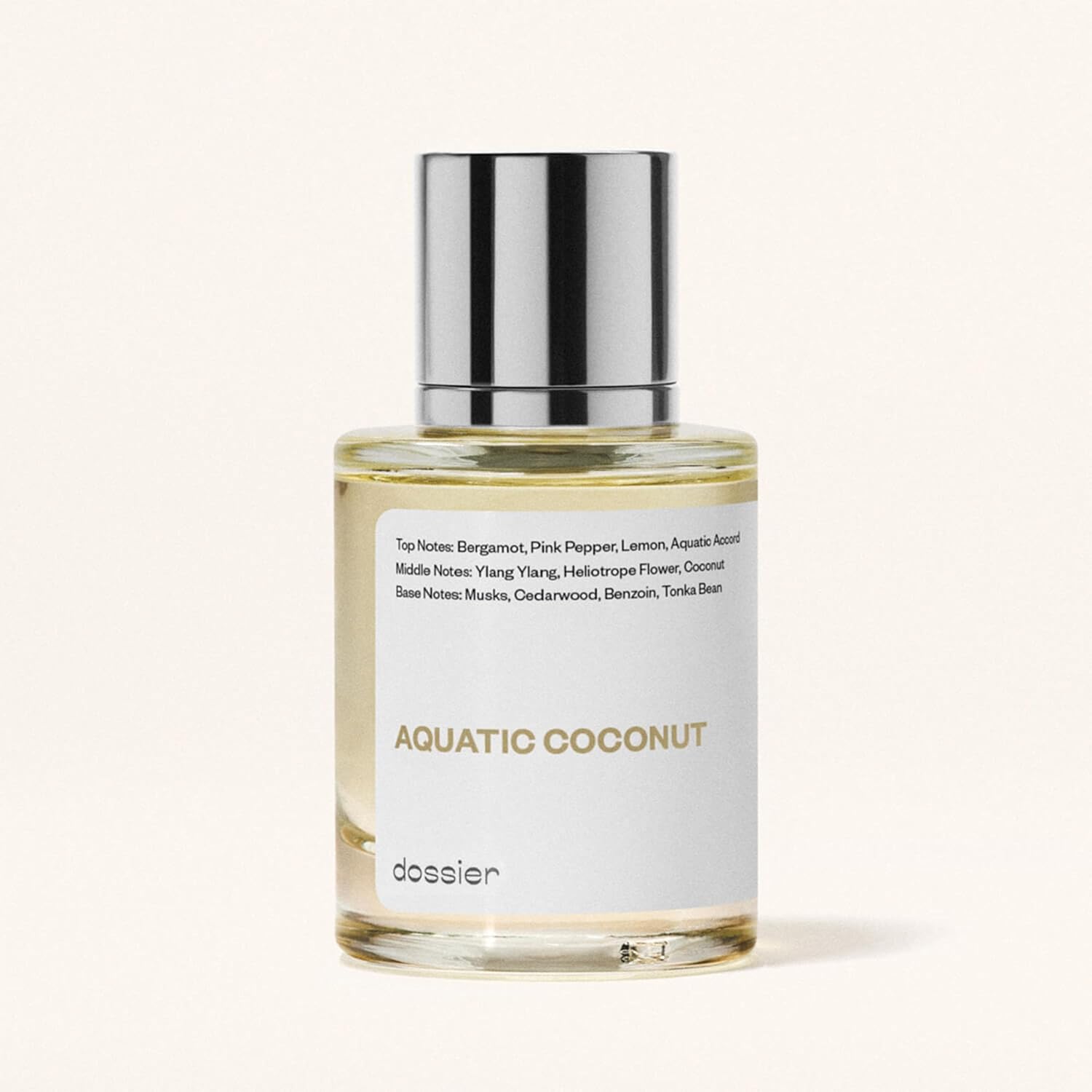 Dossier - Aquatic Coconut - Eau de Parfum - Inspired by Beach Walk - Long-lasting Fragrance - Vegan - Paraben Free - Unisex - 50ml / 1.7oz - Image 5