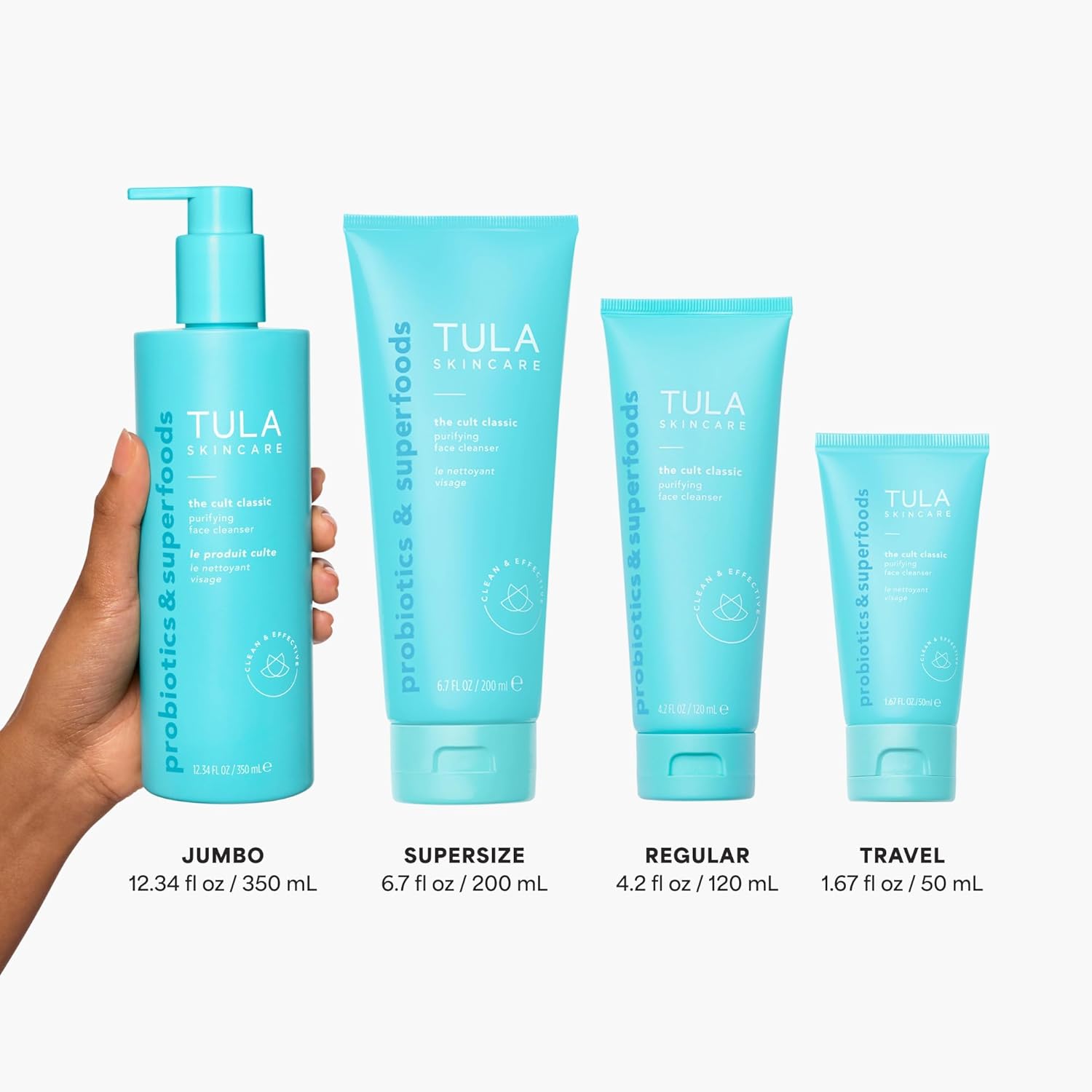 TULA Skin Care Cult Classic Purifying Face Cleanser - Gentle and Effective Face Wash, Makeup Remover, Nourishing and Hydrating - Image 2