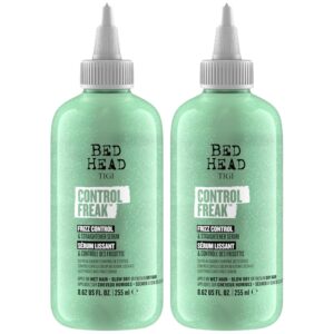 TIGI Bed Head Frizz Control & Straightener Serum, Control Freak 2-Pack – Hair Serum for Soft, Frizz-Free Hair, Pineapple Fragrance, 8.62 Oz Ea
