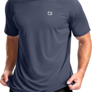 G Gradual Men’s Athletic Workout T-Shirts Moisture Wicking Cooling Running Shirts Short Sleeve Performance Tee for Gym Tennis