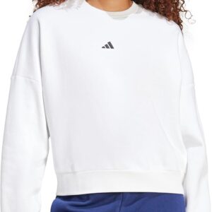 adidas Women’s Essentials Small Logo Feel Cozy Sweatshirt