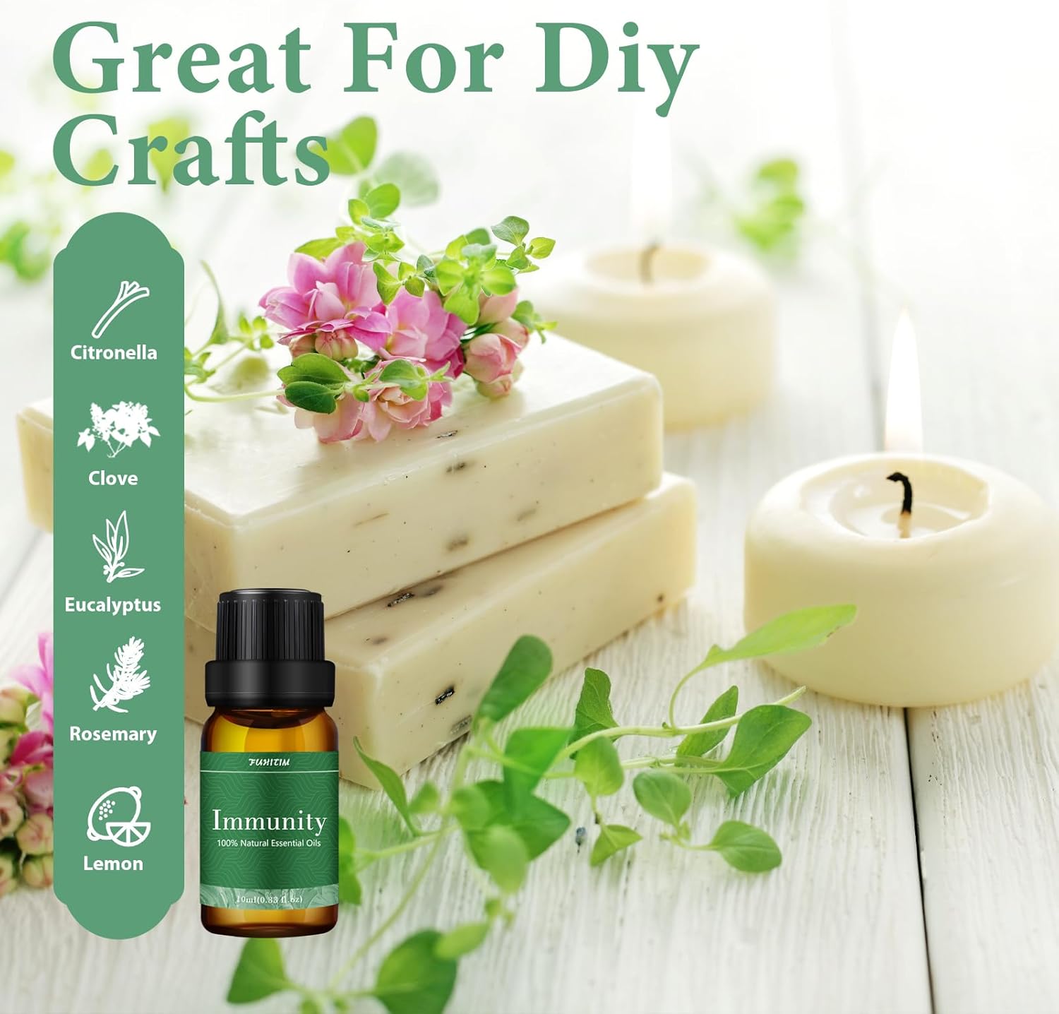 Essential Oils Blends Set for Diffusers for Home, Aromatherapy Diffuser Oil Scents - Calming, Sweet Dreams, Immunity, Relax, Mood, Fresh Air, Fragrance Oils for Diffusers, Massage, for Halloween6*10ML - Image 7
