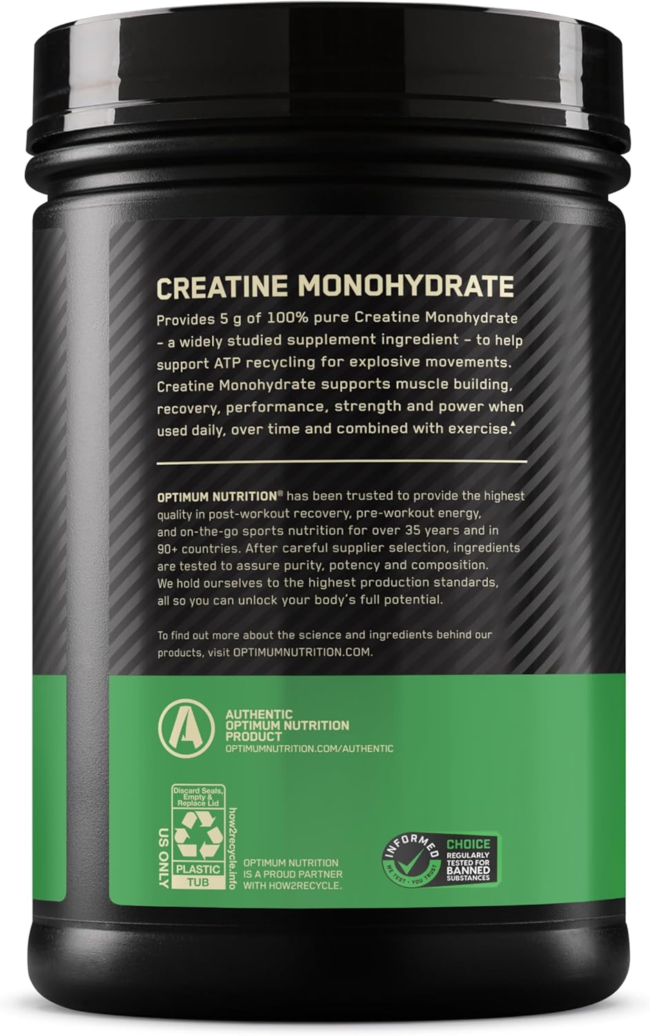 Optimum Nutrition Micronized Creatine Monohydrate Powder, Unflavored, 240 Servings, 1200 Grams (Packaging May Vary) - Image 11