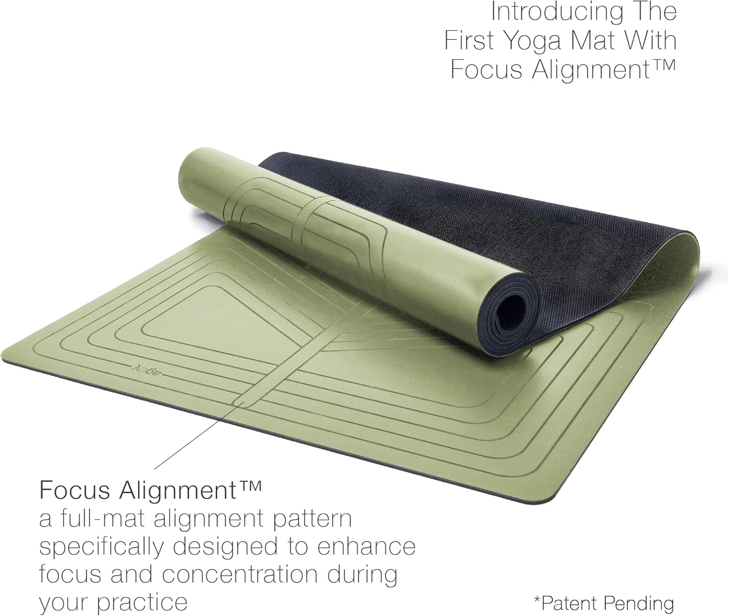 agoy PRO+ WARRIOR - Premium Non-Slip Yoga Mat – Eco-Conscious Design - PU Mat With Wet/Dry Grip+ - Focus Alignment - Lazer-Etched Technology - A Portable Standard Size Mat for All Styles of Yoga - Image 3