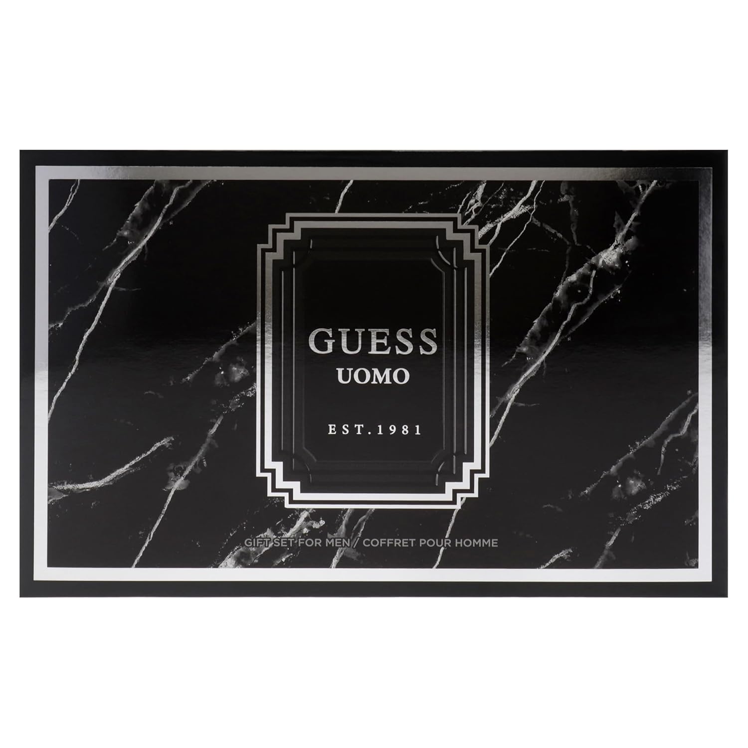 Guess Uomo by Guess for Men - 4 Pc Gift Set 3.4oz EDT Spray, 6oz Deodorizing Body Spray, 3.4oz Shower Gel, Pouch - Image 5
