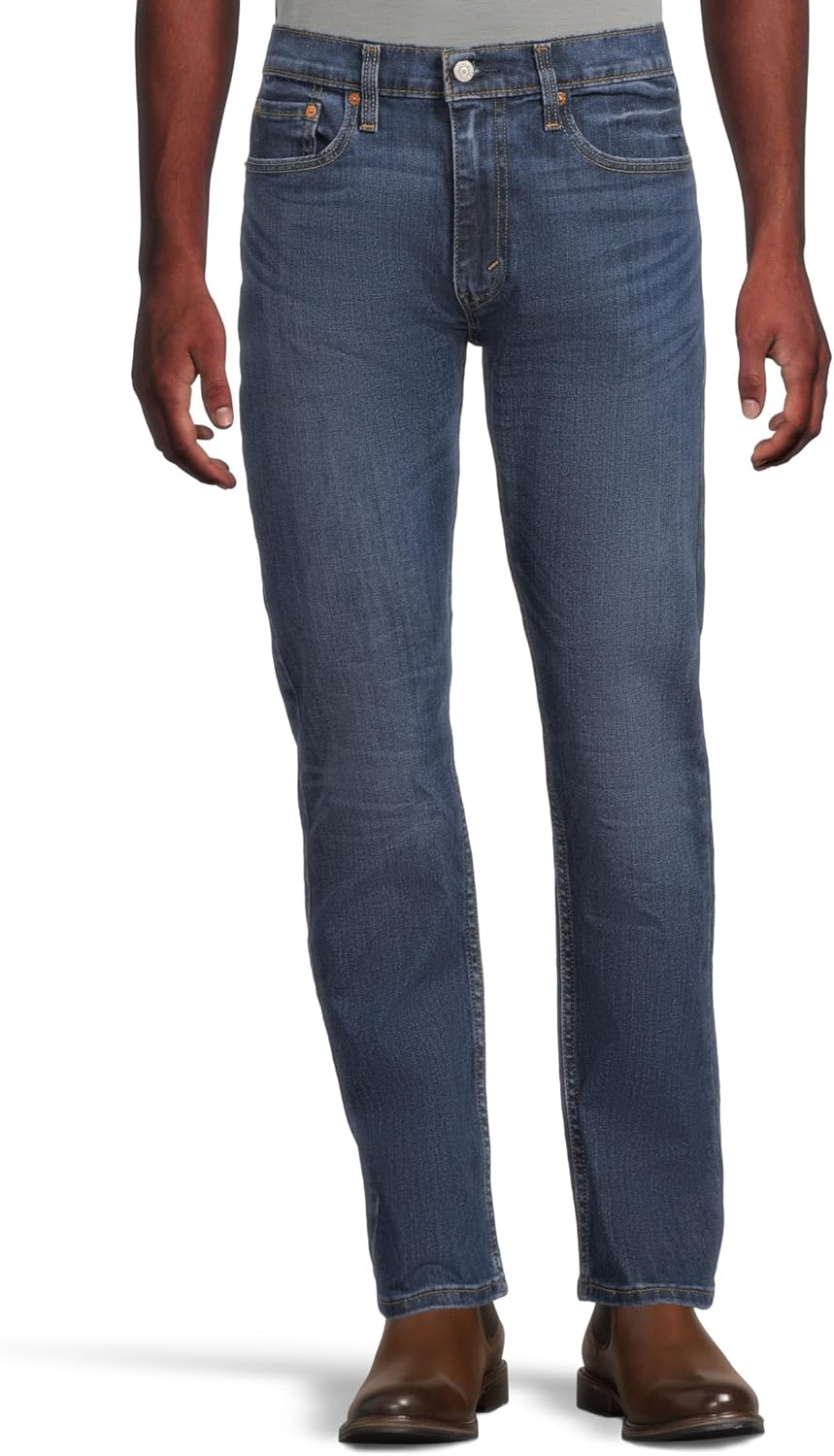 Levi's Men's 513 Slim Straight Jeans, (New) Tree Topper (Stretch), 32Wx30L Standard