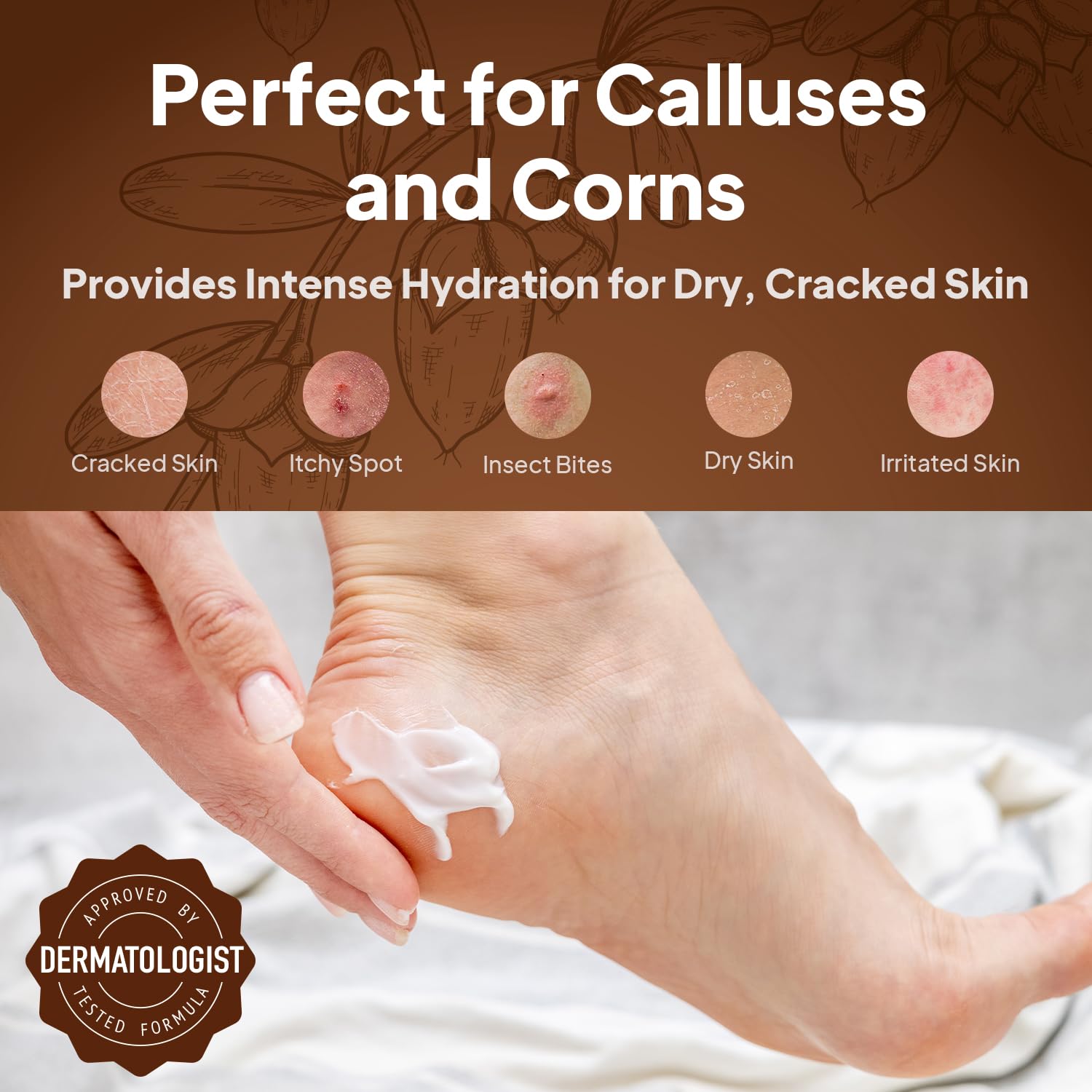 Pumice Valley Urea Foot Cream for Dry Cracked Heels and Feet - Foot Moisturizer & Heel Cream for Calluses and Rough Skin - Shea Butter, Jojoba Oil, Vitamin E - 1.7 oz - Image 5