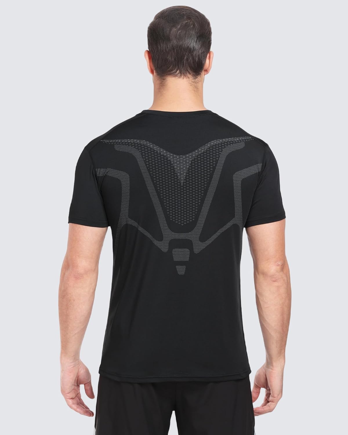 Workout Shirts for Men, Quick Dry Athletic Gym Active T Shirt for Running, Breathable Outdoor Training Shirts - Image 3