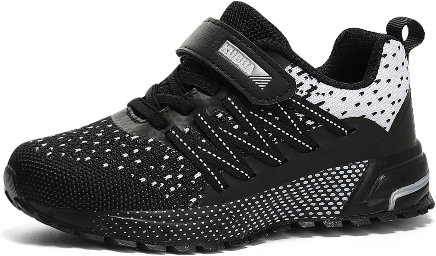 KUBUA Kids Sneakers for Boys Girls Running Tennis Shoes Lightweight Breathable Sport Athletic - Image 2